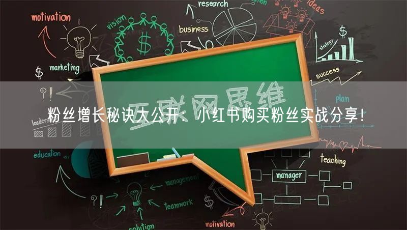 粉丝增长秘诀大公开：小红书购买粉丝实战分享！