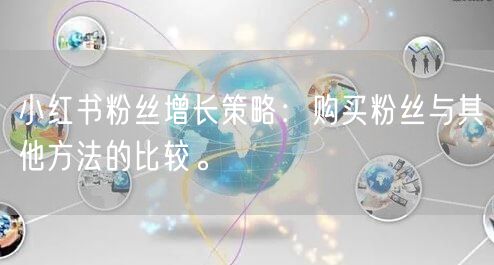 小红书粉丝增长策略：购买粉丝与其他方法的比较。