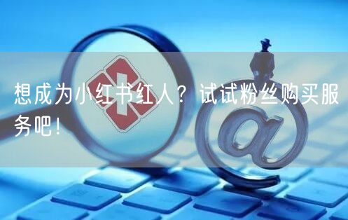 想成为小红书红人？试试粉丝购买服务吧！