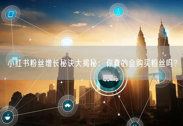 小红书粉丝增长秘诀大揭秘：你真的会购买粉丝吗？