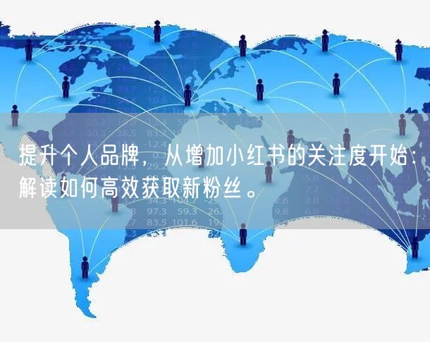 提升个人品牌，从增加小红书的关注度开始：解读如何高效获取新粉丝。