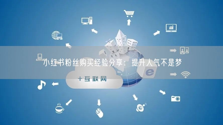 小红书粉丝购买经验分享：提升人气不是梦