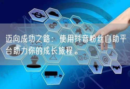 迈向成功之路：使用抖音粉丝自助平台助力你的成长旅程。