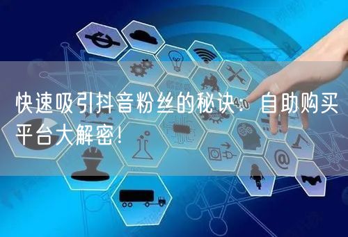 快速吸引抖音粉丝的秘诀：自助购买平台大解密！