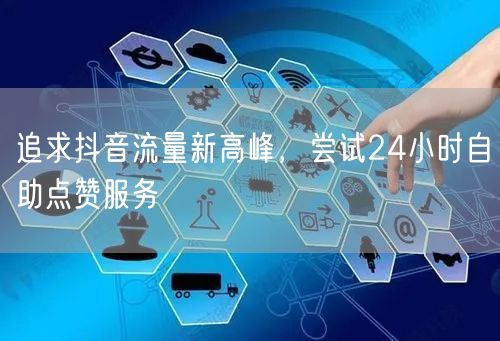 追求抖音流量新高峰，尝试24小时自助点赞服务