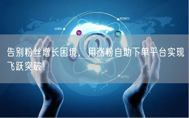 告别粉丝增长困境，用涨粉自助下单平台实现飞跃突破！
