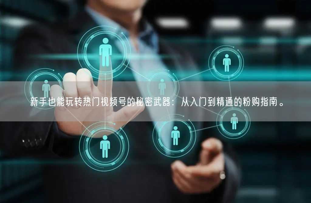 新手也能玩转热门视频号的秘密武器：从入门到精通的粉购指南。