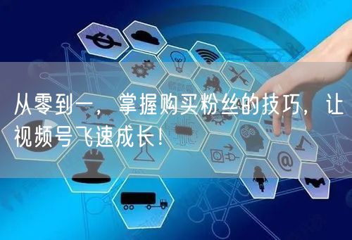 从零到一，掌握购买粉丝的技巧，让视频号飞速成长！