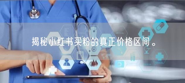 揭秘小红书买粉的真正价格区间。