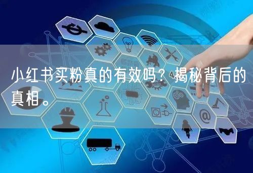 小红书买粉真的有效吗？揭秘背后的真相。