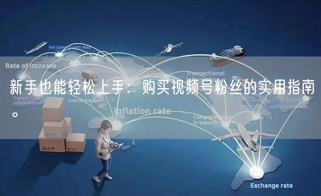 新手也能轻松上手：购买视频号粉丝的实用指南。