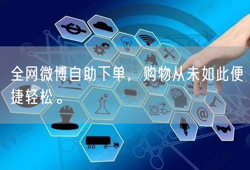 全网微博自助下单，购物从未如此便捷轻松。