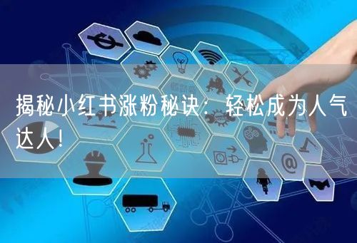 揭秘小红书涨粉秘诀：轻松成为人气达人！