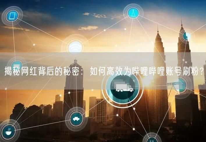 揭秘网红背后的秘密：如何高效为哔哩哔哩账号刷粉？
