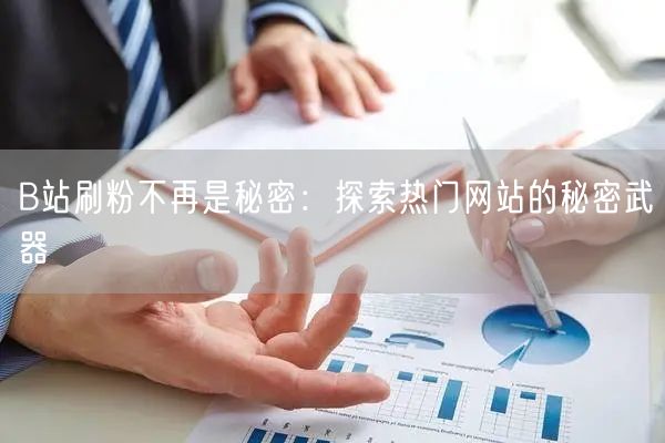 B站刷粉不再是秘密：探索热门网站的秘密武器