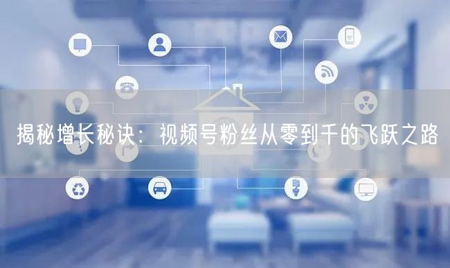 揭秘增长秘诀：视频号粉丝从零到千的飞跃之路